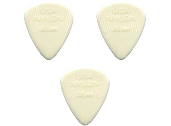Dunlop Nylon Standard 0.46 mm Branco Pack 3 unidades Dunlop Nylon Standard 0.46 mm Branco Pack 3 unidades